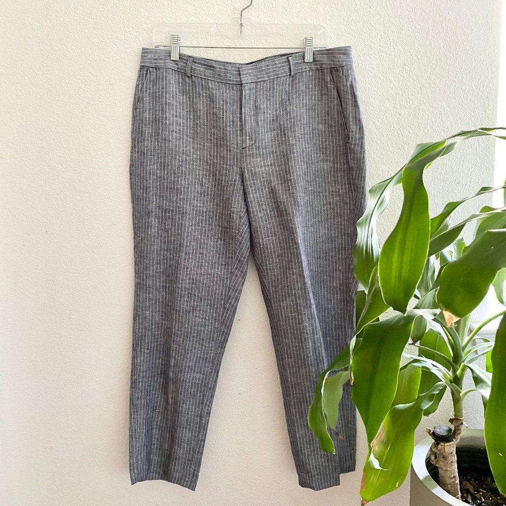 Banana Republic Hampton Striped Capri Pants 10
